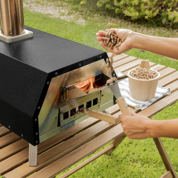 Pellet Pizza Oven with Accessories