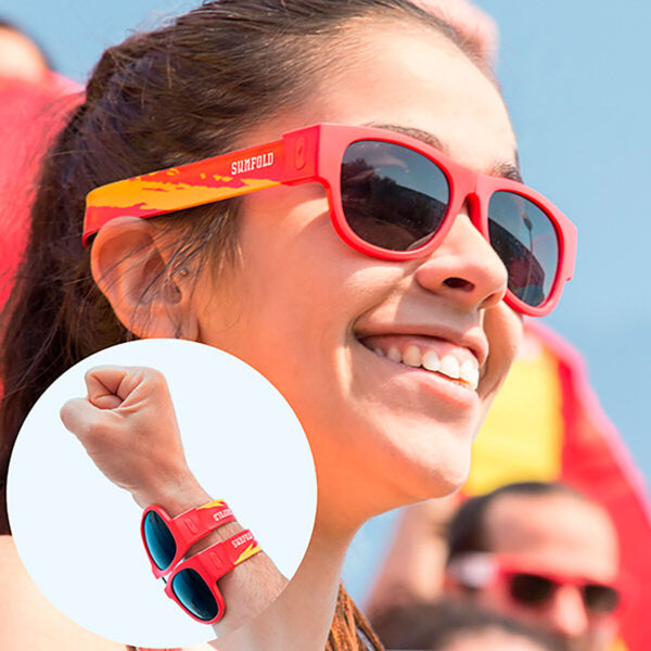 Roll-Up Sunglasses — Red Roll-Up Sunglasses — Red