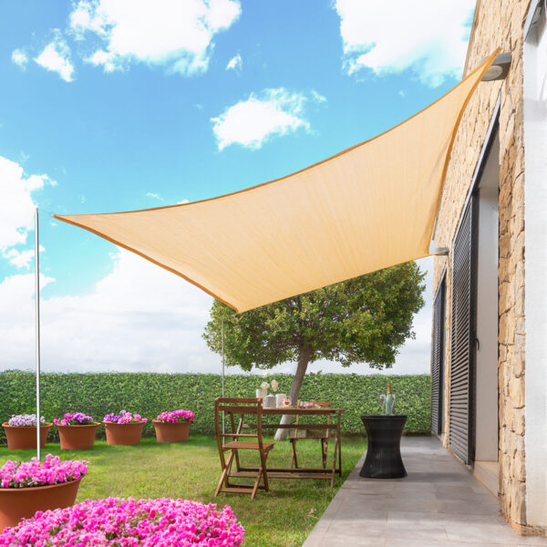 Shade Sail 2 x 3 m — Sand